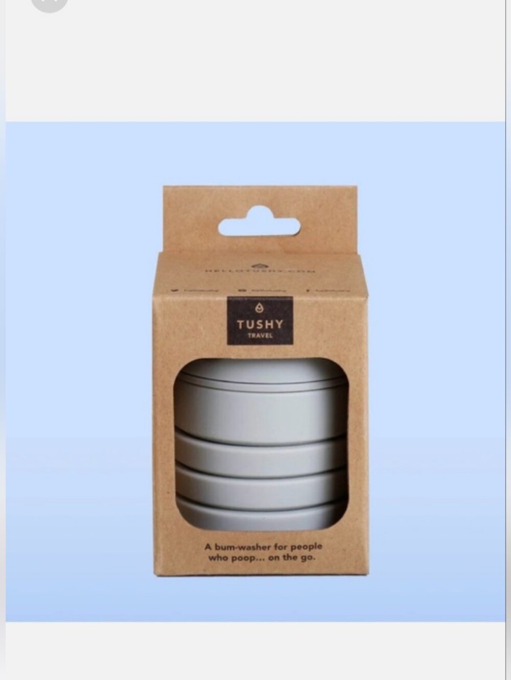 TUSHY Travel Bidet in Pebble